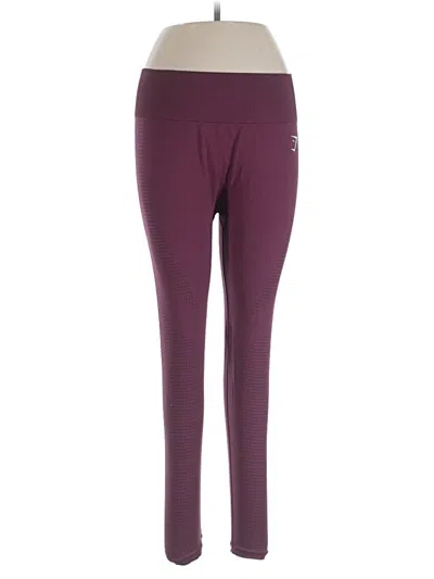 Pre-owned Gymshark Active Pants In Purple