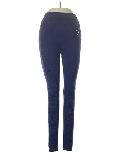 Pre-owned Gymshark Active Pants In Purple