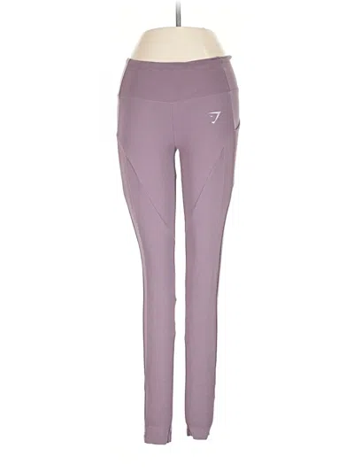 Pre-owned Gymshark Active Pants In Purple
