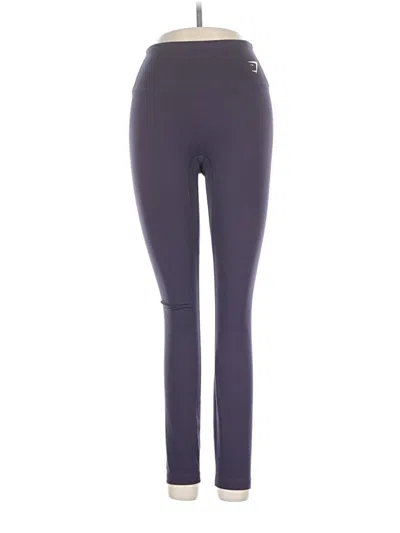 Pre-owned Gymshark Active Pants In Purple