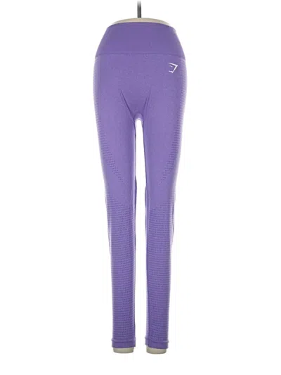 Pre-owned Gymshark Active Pants In Purple