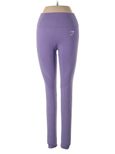 Pre-owned Gymshark Active Pants In Purple