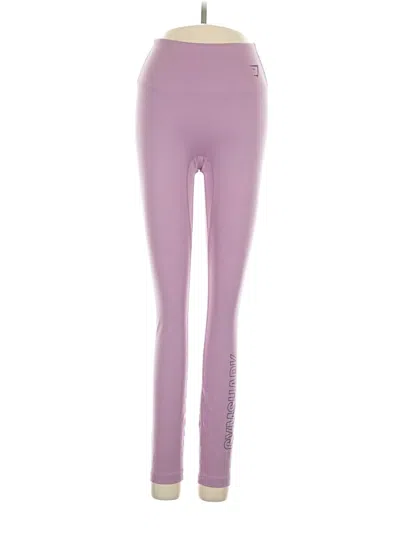 Pre-owned Gymshark Active Pants In Purple