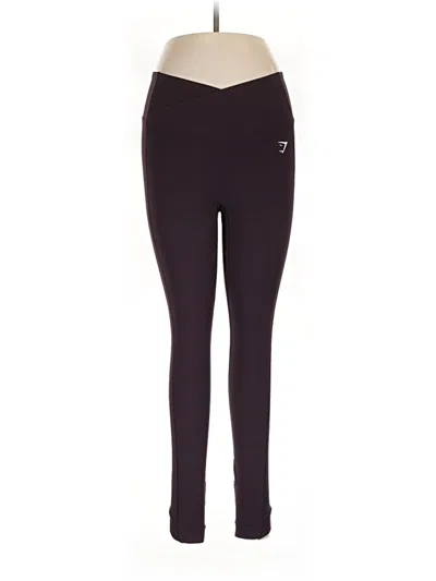 Pre-owned Gymshark Active Pants In Purple