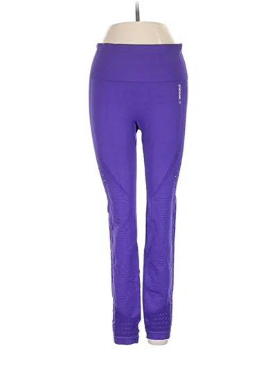 Pre-owned Gymshark Active Pants In Purple