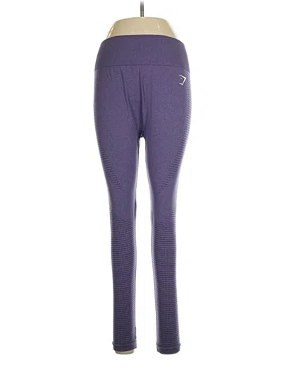 Pre-owned Gymshark Active Pants In Purple