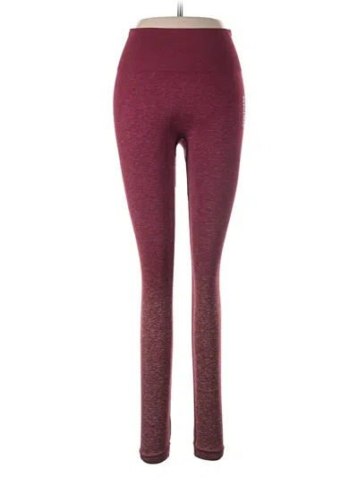 Pre-owned Gymshark Active Pants In Red