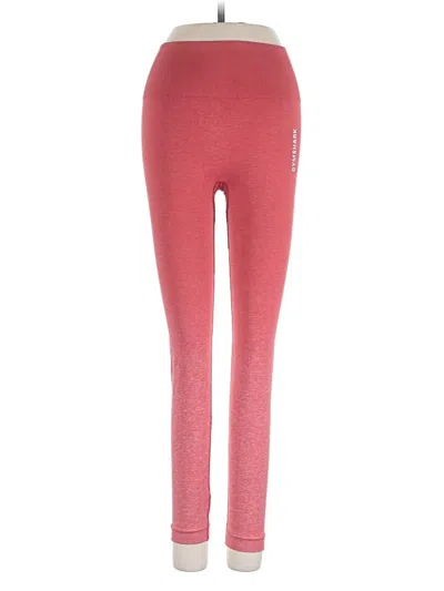 Pre-owned Gymshark Active Pants In Red