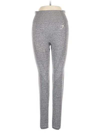 Pre-owned Gymshark Active Pants In Silver