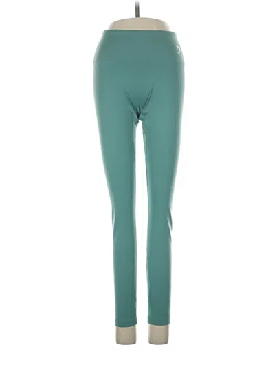 Pre-owned Gymshark Active Pants In Teal