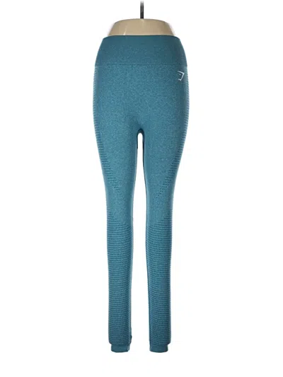 Pre-owned Gymshark Active Pants In Teal