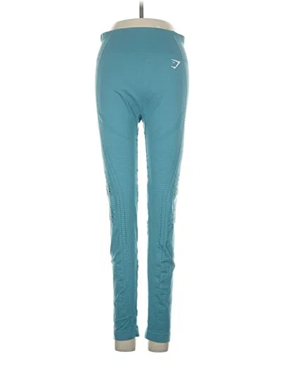 Pre-owned Gymshark Active Pants In Teal
