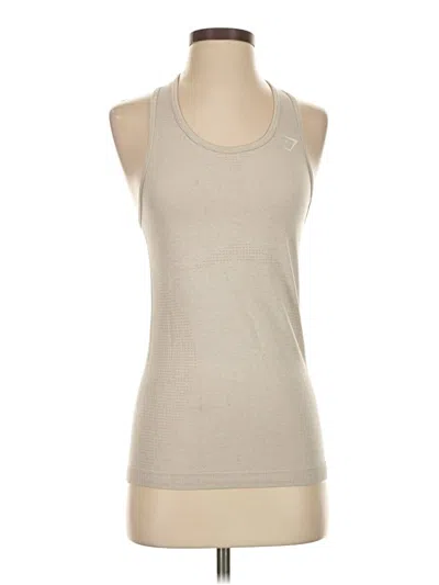 Pre-owned Gymshark Active Tank Top In Brown