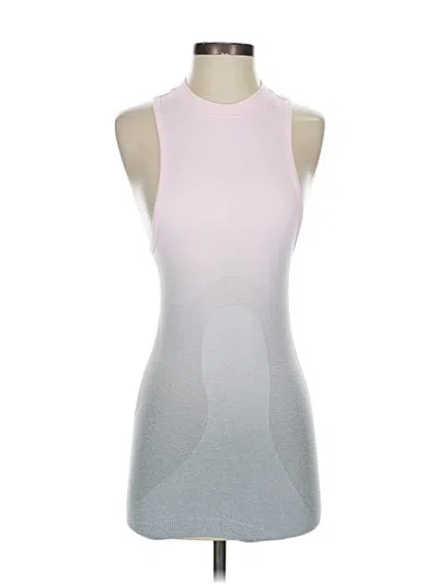 Pre-owned Gymshark Active Tank Top In Silver
