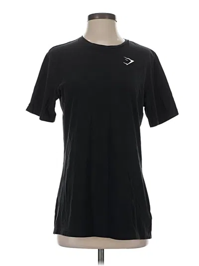 Pre-owned Gymshark Active T-shirt In Black