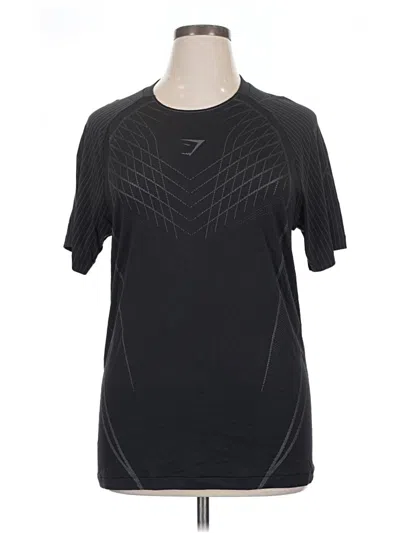 Pre-owned Gymshark Active T-shirt In Black