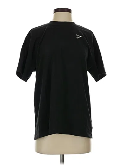 Pre-owned Gymshark Active T-shirt In Black