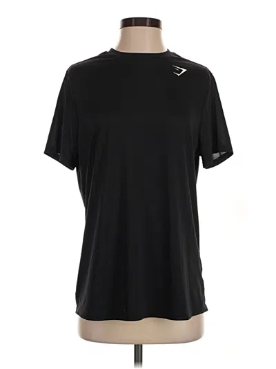 Pre-owned Gymshark Active T-shirt In Black