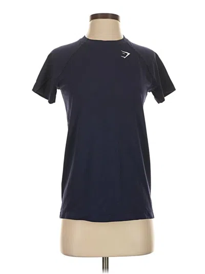 Pre-owned Gymshark Active T-shirt In Blue