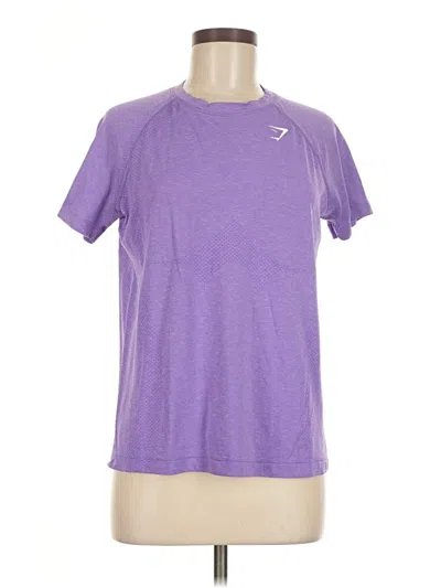 Pre-owned Gymshark Active T-shirt In Purple