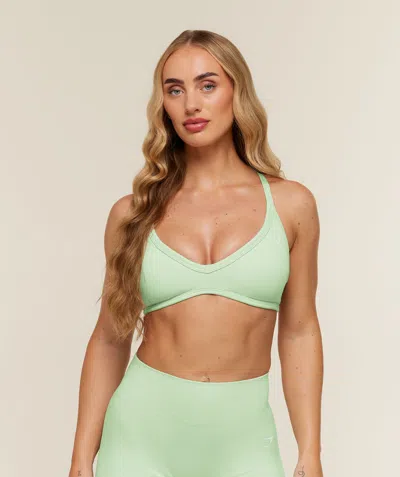 Gymshark Adapt Solid Sports Bra In Green