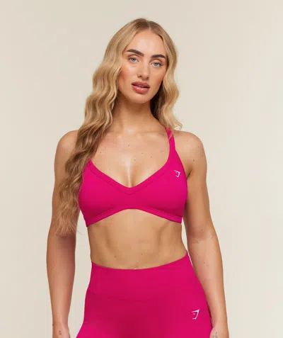Gymshark Adapt Solid Sports Bra In Pink