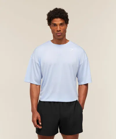 Gymshark Arrival Oversized T-shirt In Blue