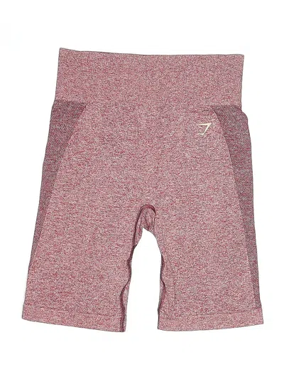 Pre-owned Gymshark Athletic Shorts In Burgundy