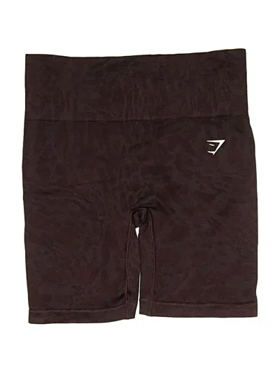 Pre-owned Gymshark Athletic Shorts In Burgundy