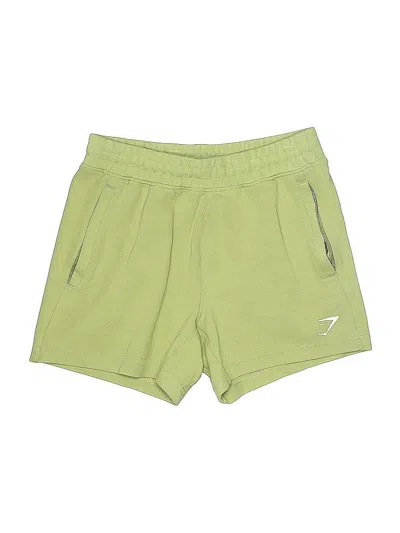Pre-owned Gymshark Athletic Shorts In Green