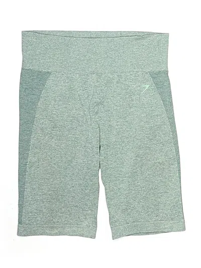 Pre-owned Gymshark Athletic Shorts In Green