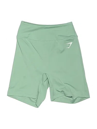 Pre-owned Gymshark Athletic Shorts In Green