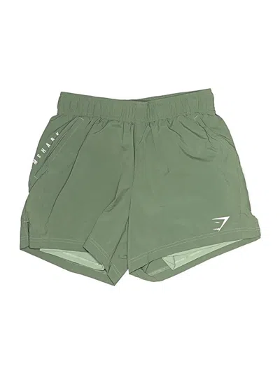 Pre-owned Gymshark Athletic Shorts In Green