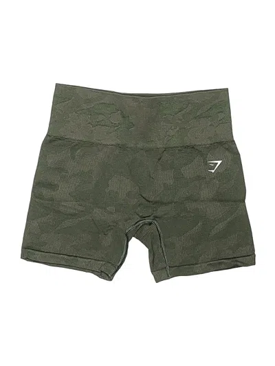 Pre-owned Gymshark Athletic Shorts In Green
