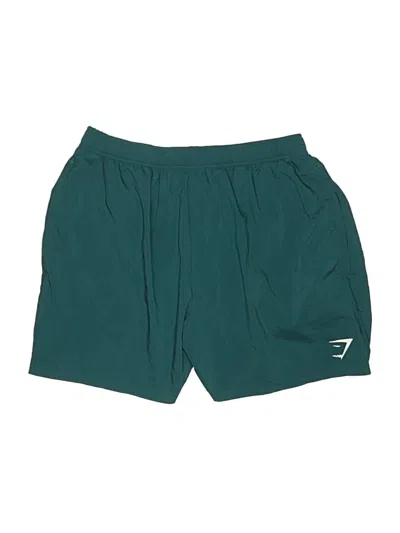 Pre-owned Gymshark Athletic Shorts In Green