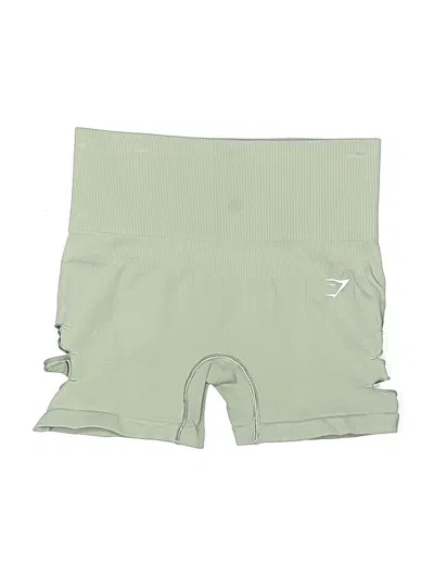 Pre-owned Gymshark Athletic Shorts In Green