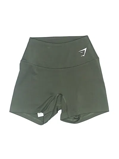 Pre-owned Gymshark Athletic Shorts In Green