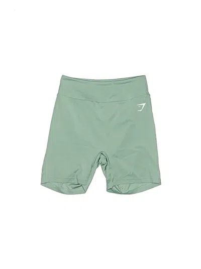Pre-owned Gymshark Athletic Shorts In Green