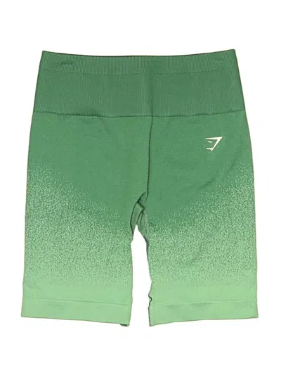Pre-owned Gymshark Athletic Shorts In Green