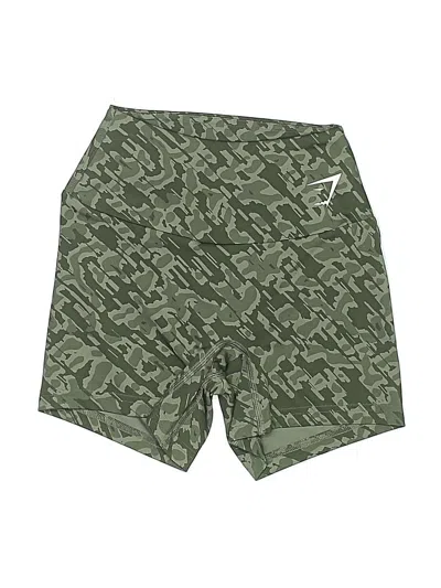 Pre-owned Gymshark Athletic Shorts In Green