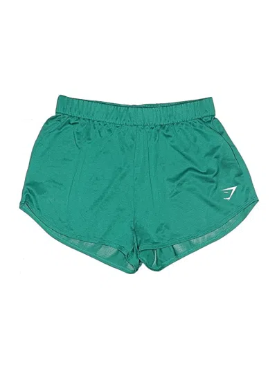Pre-owned Gymshark Athletic Shorts In Green