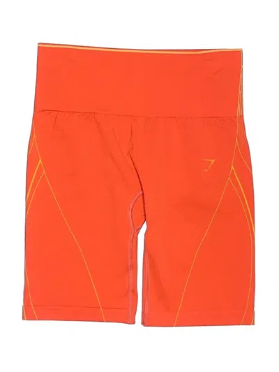Pre-owned Gymshark Athletic Shorts In Orange