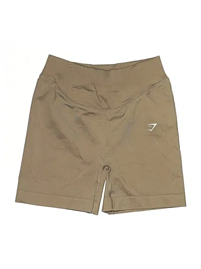 Pre-owned Gymshark Athletic Shorts In Tan