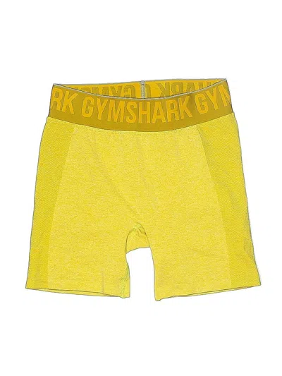 Pre-owned Gymshark Athletic Shorts In Yellow
