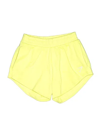 Pre-owned Gymshark Athletic Shorts In Yellow