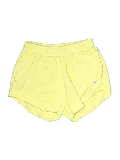 Pre-owned Gymshark Athletic Shorts In Yellow