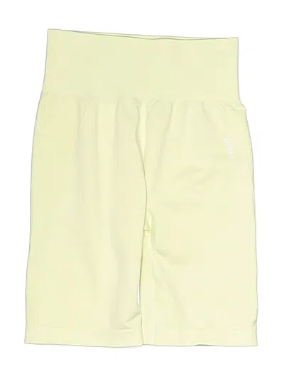 Pre-owned Gymshark Athletic Shorts In Yellow