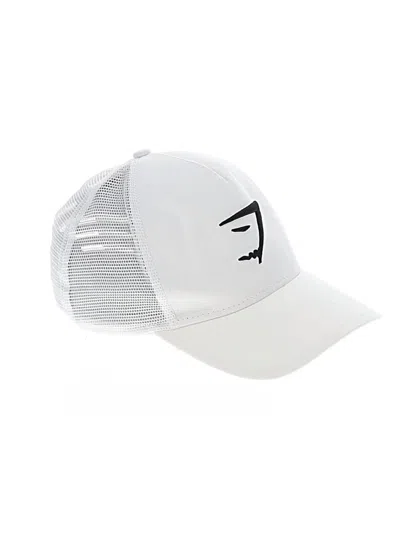 Pre-owned Gymshark Baseball Cap In White