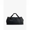 Gymshark Black Everyday Rubberised Branding Recycled-polyester Holdall Bag In Black