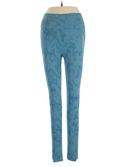 Pre-owned Gymshark Casual Pants In Blue
